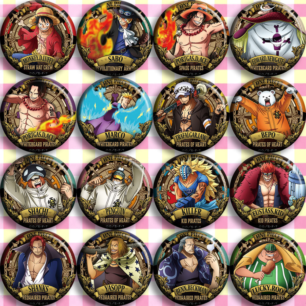 Anime Merchandise In Japanese - ONEPIECE Anime Abzeichen C Stil Ruffy