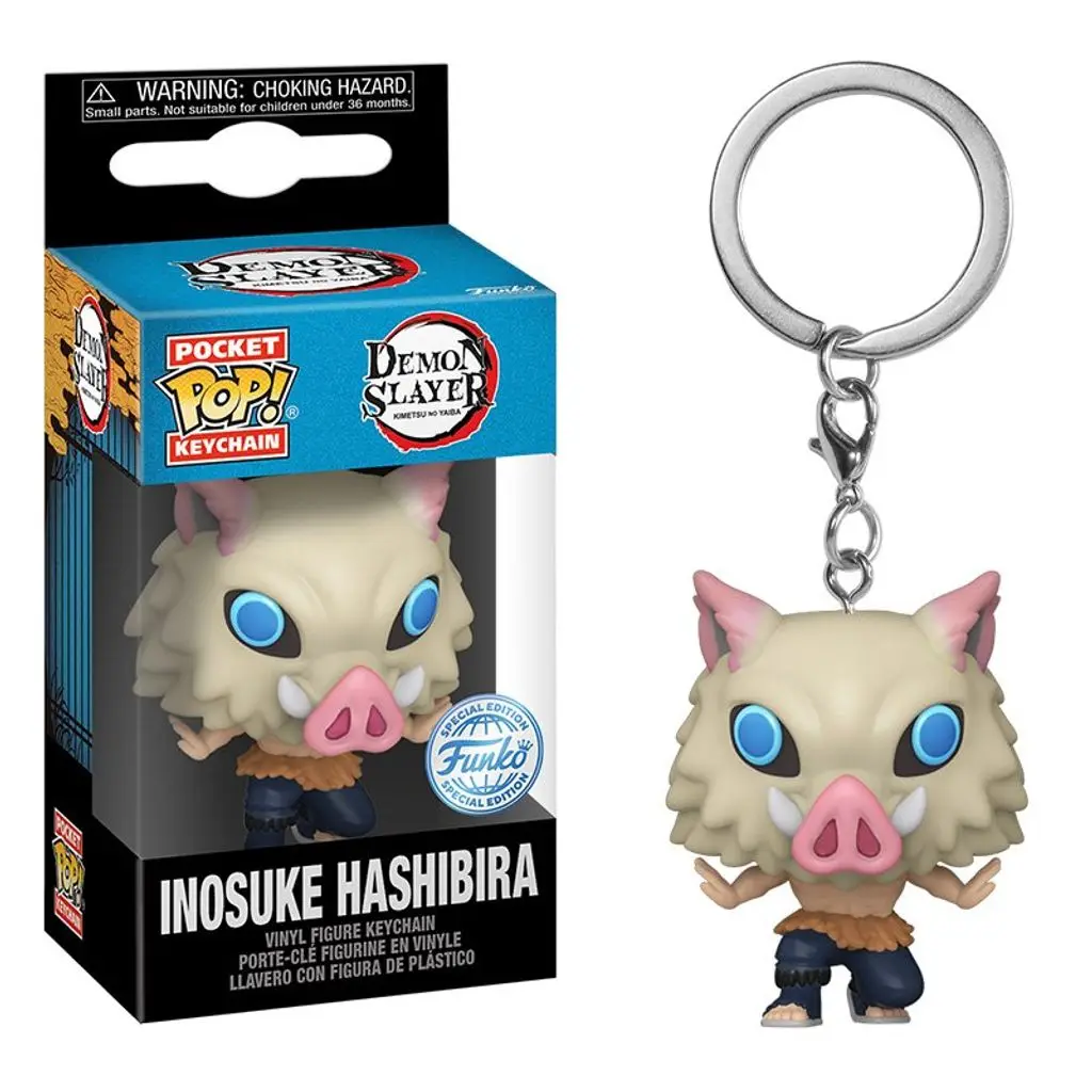 Popular Anime Merchandise - FUNKO POP Demon Slayer Schlüsselanhänger INOSUKE