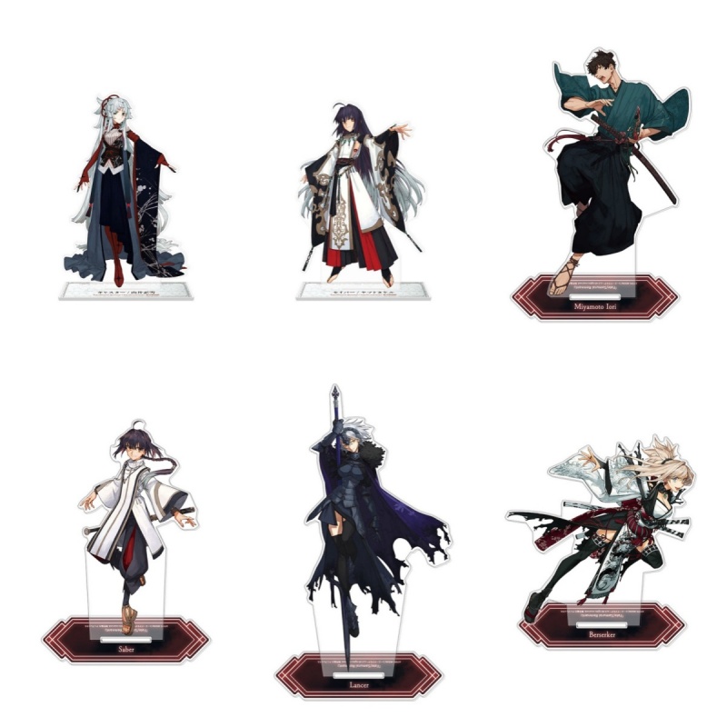 Fate Anime Merchandise - 15CM Anime Fate/Samurai Remnant Acryl-Schlüsselanhänger Figurenständer