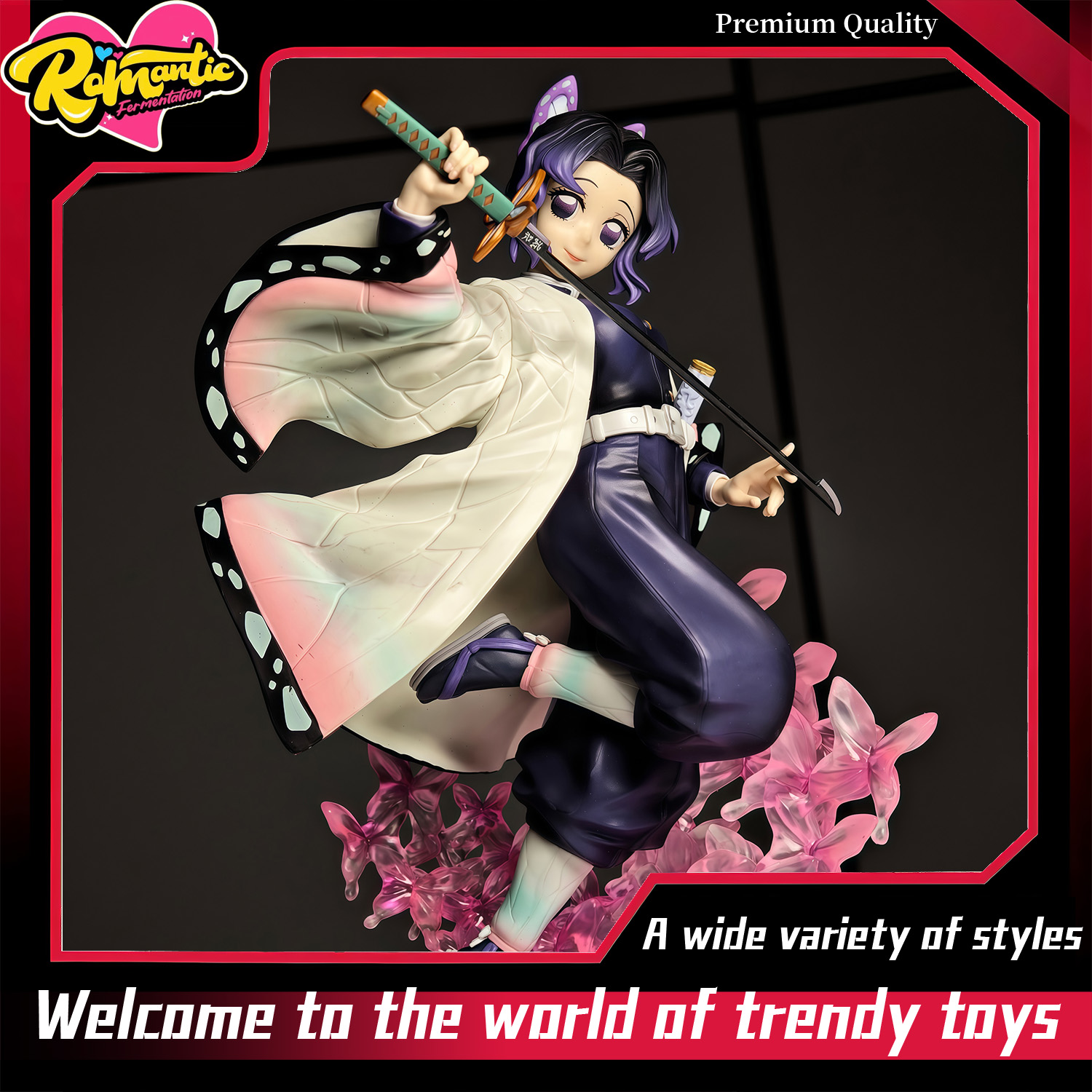 Popular Anime Merchandise - Shinobu Kocho Anime GK Modellfigur, trendiges