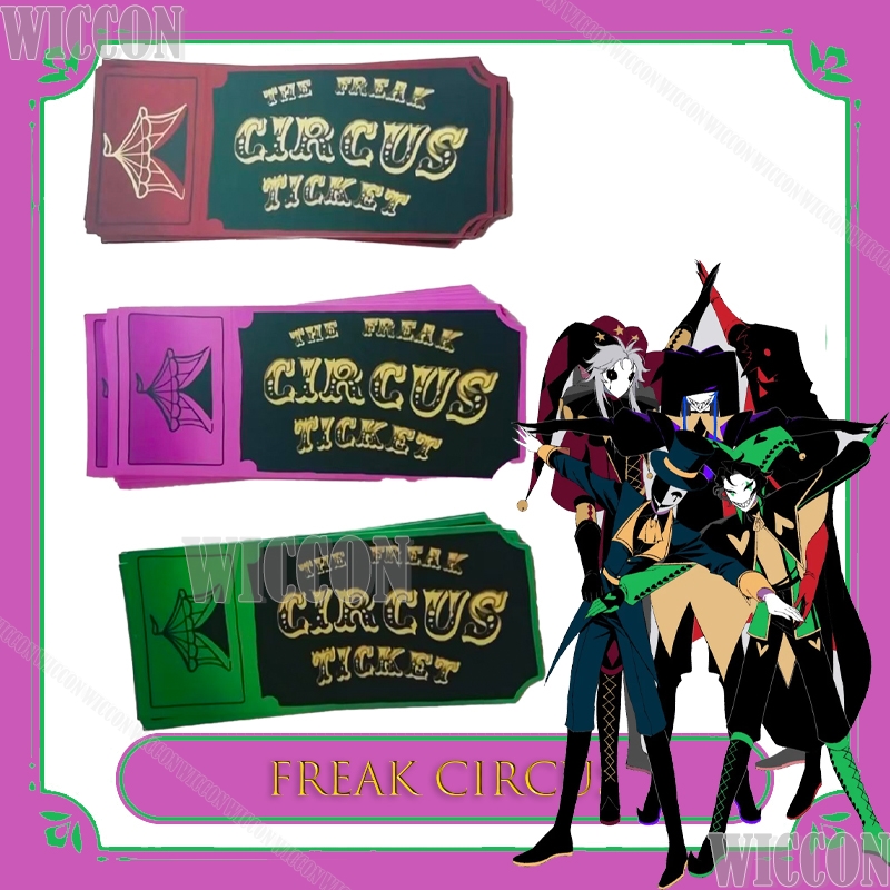 Freak Zirkus Ticketkarte Rot G – Anime Merchandise In Japanese Bewertung und Preis