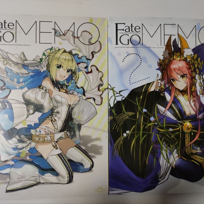 2 Bücher Fate GO MEMO 1 2 Art  – Fate Anime Merchandise Bewertung und Preis